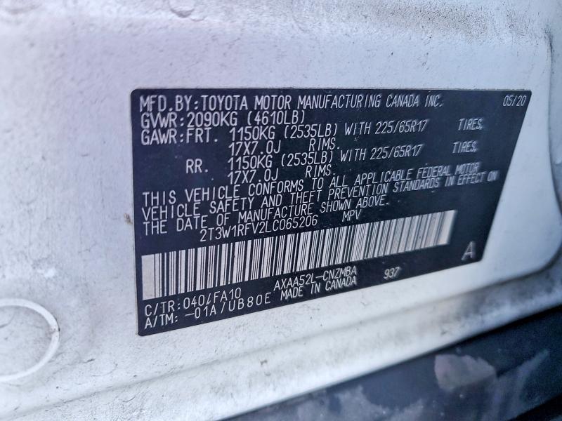 2020 Toyota Rav4 xle