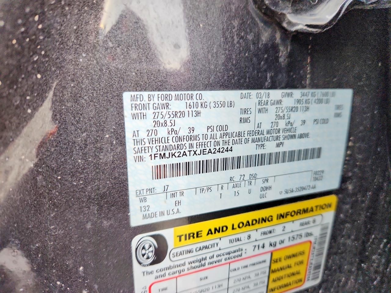 2018 Ford Expedition max Limited