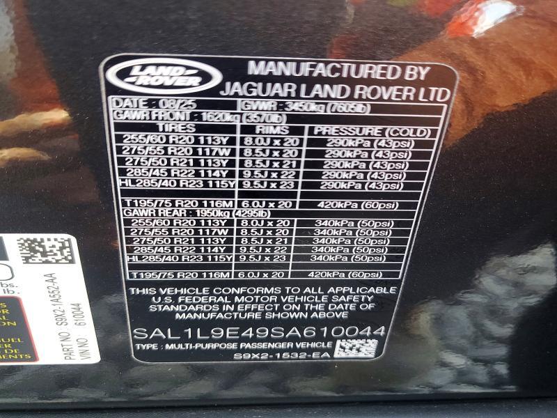 2025 Land Rover Range Rover Sport Dynamic se