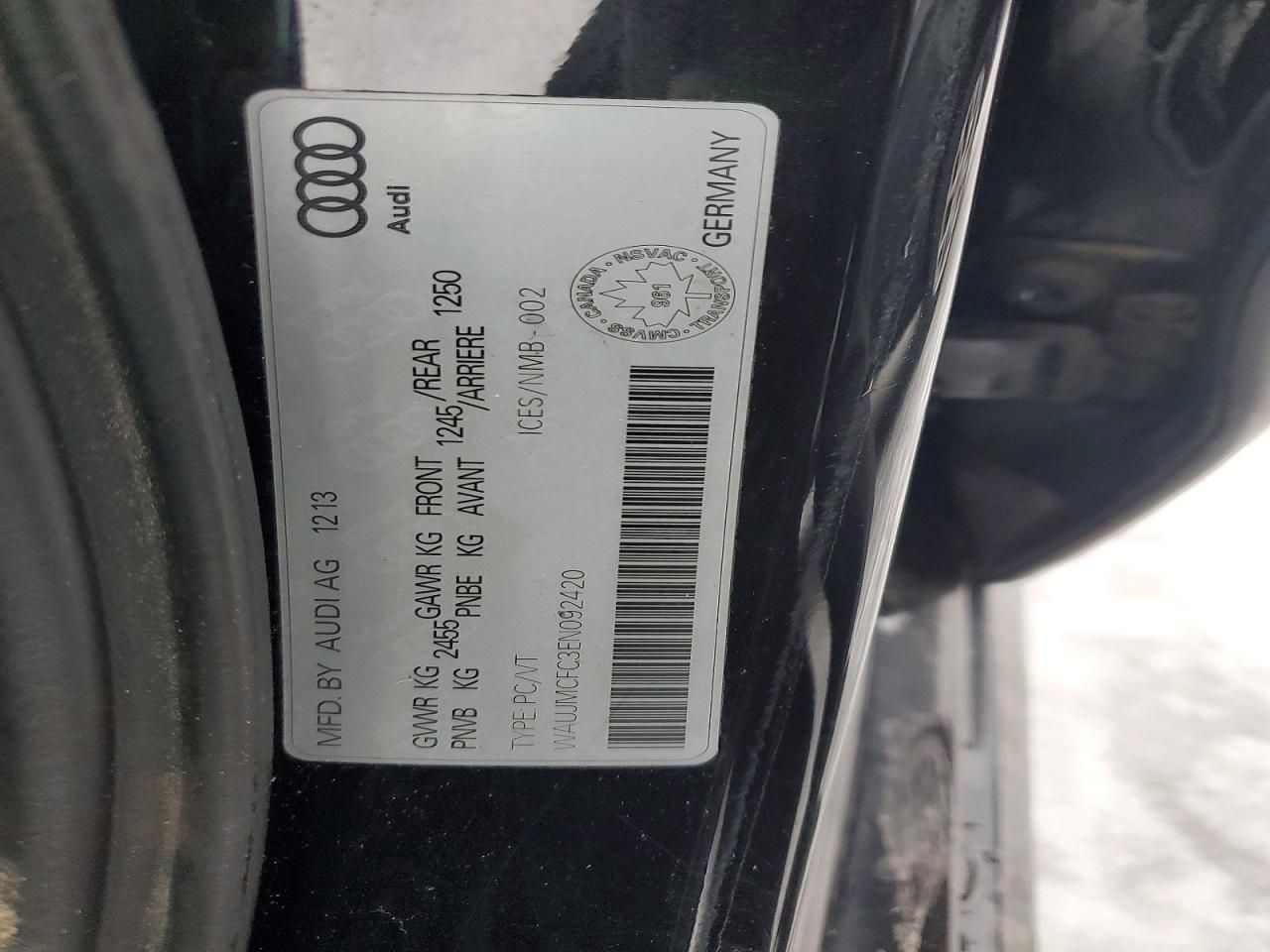 2014 Audi A6 Technik Quattro