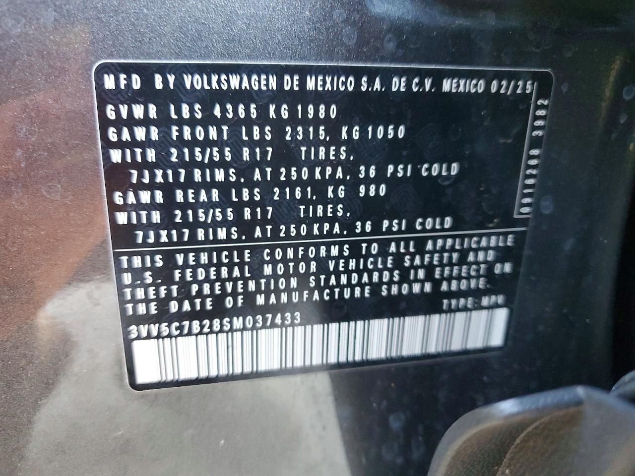 2025 Volkswagen Taos s