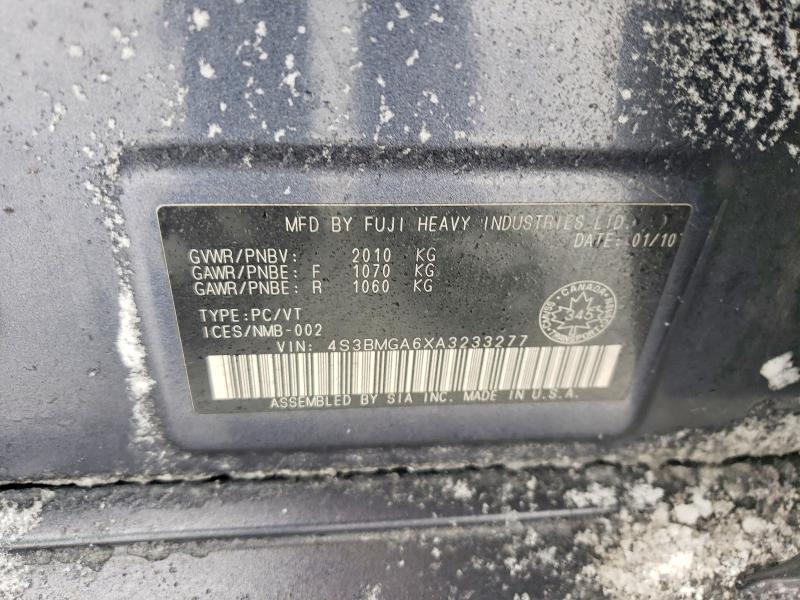 2010 Subaru Legacy 2.5i