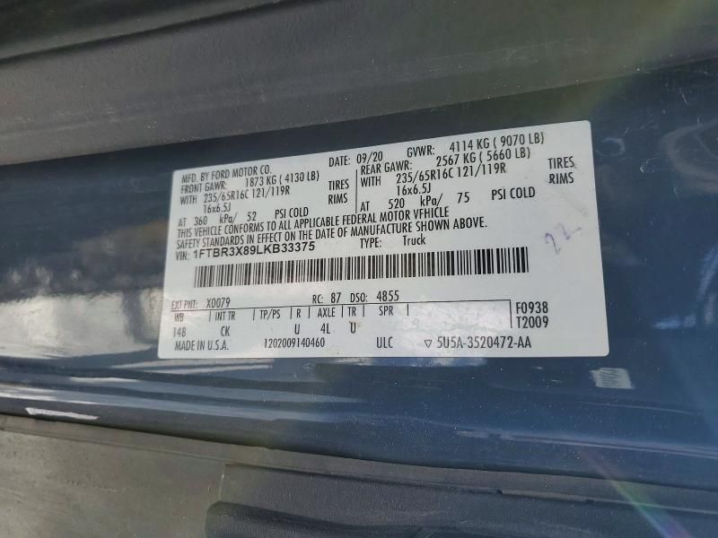 2020 Ford Transit 250 Delivery van