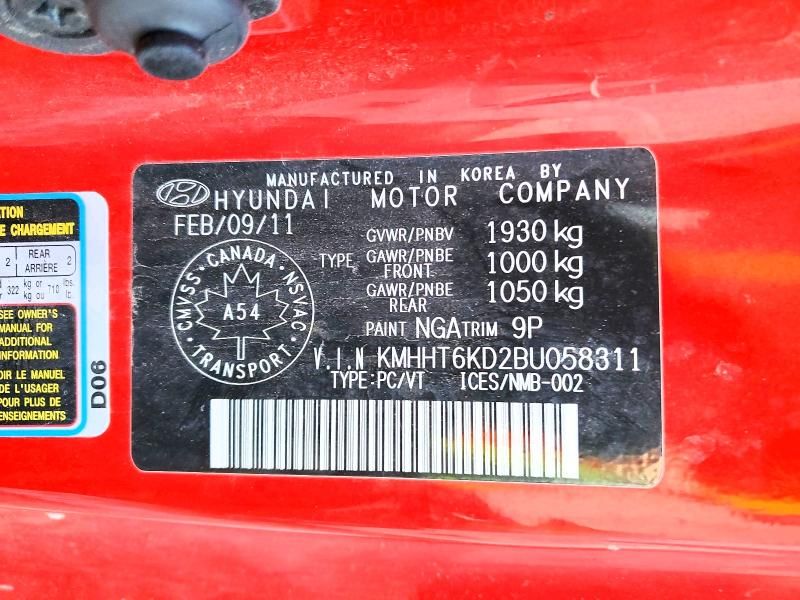 2011 Hyundai Genesis Coupe 2.0t