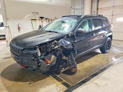 Jeep Cherokee salvage cars for sale: 2021 Jeep Cherokee Trailhawk