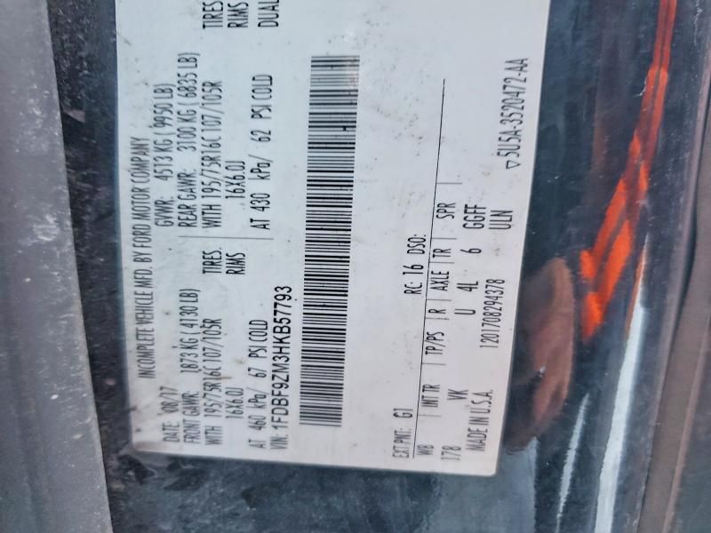 2017 Ford Transit BOX Truck