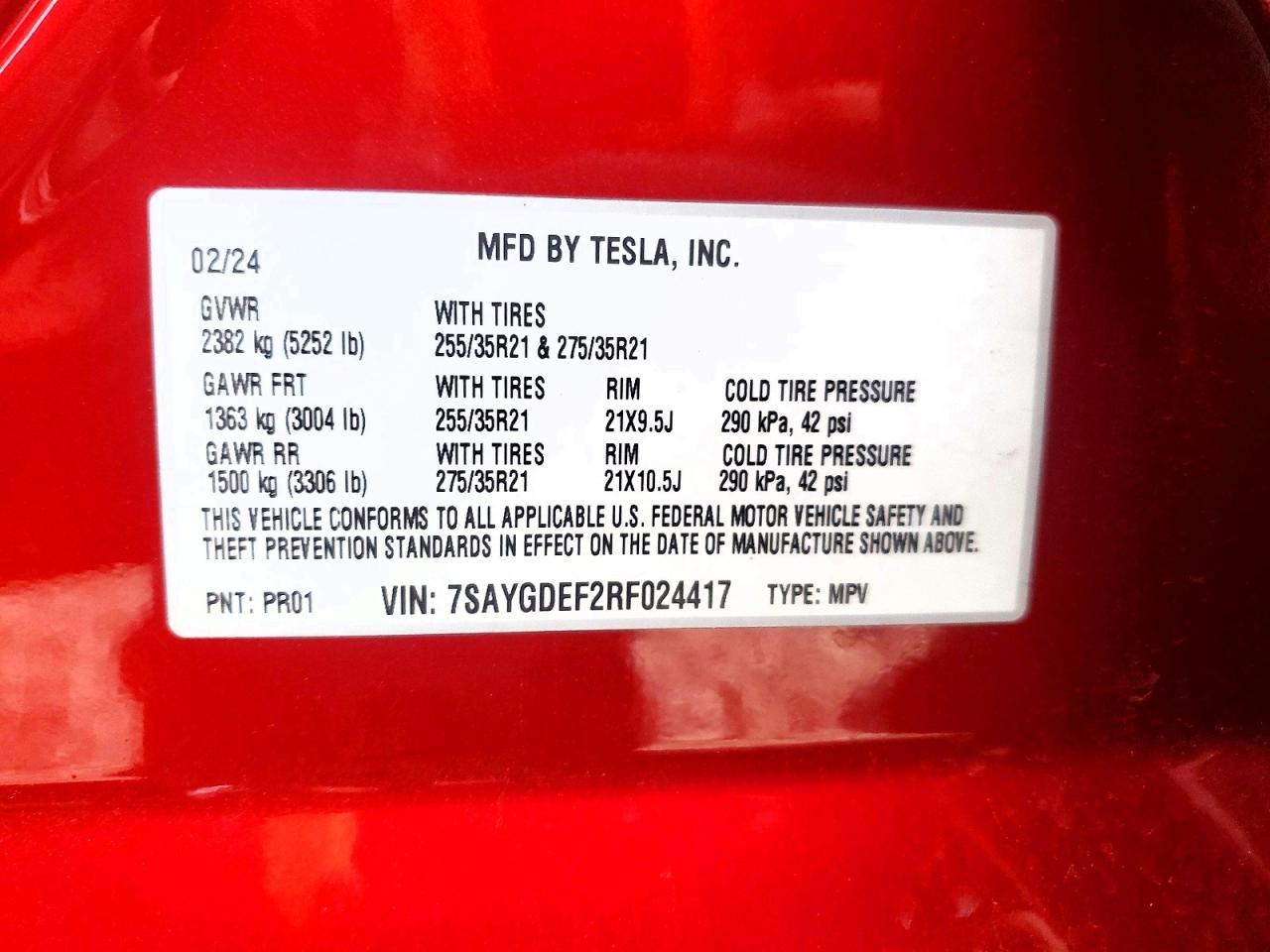 2024 Tesla Model y