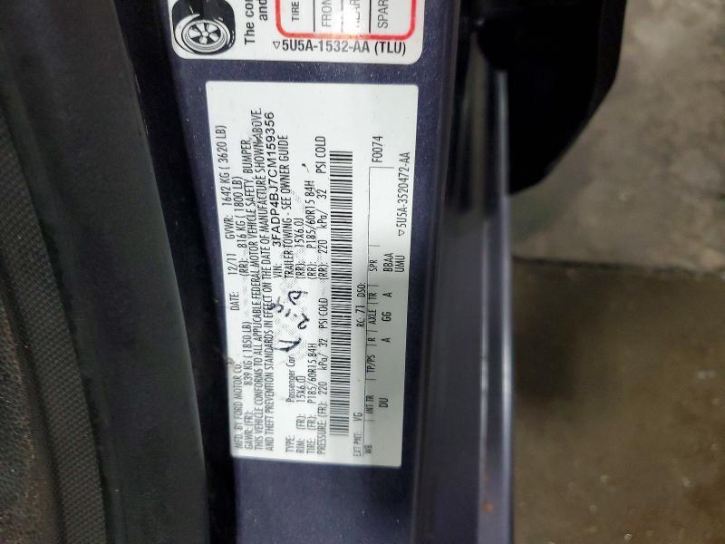 2012 Ford Fiesta se