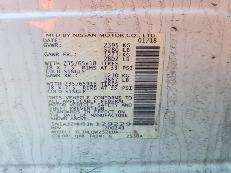 2018 Nissan Murano s