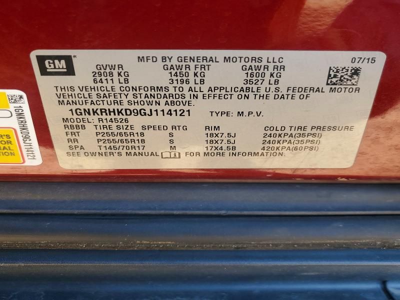 2016 Chevrolet Traverse lt