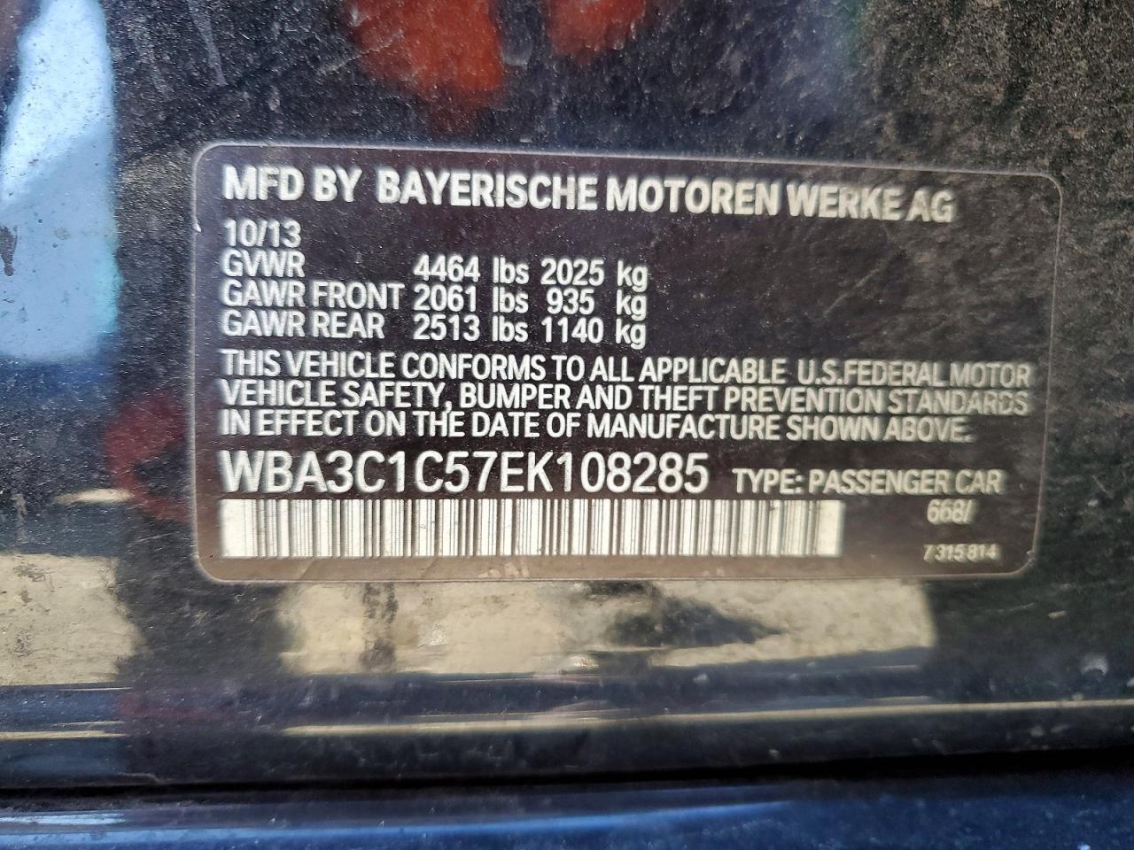 2014 BMW 328 i Sulev