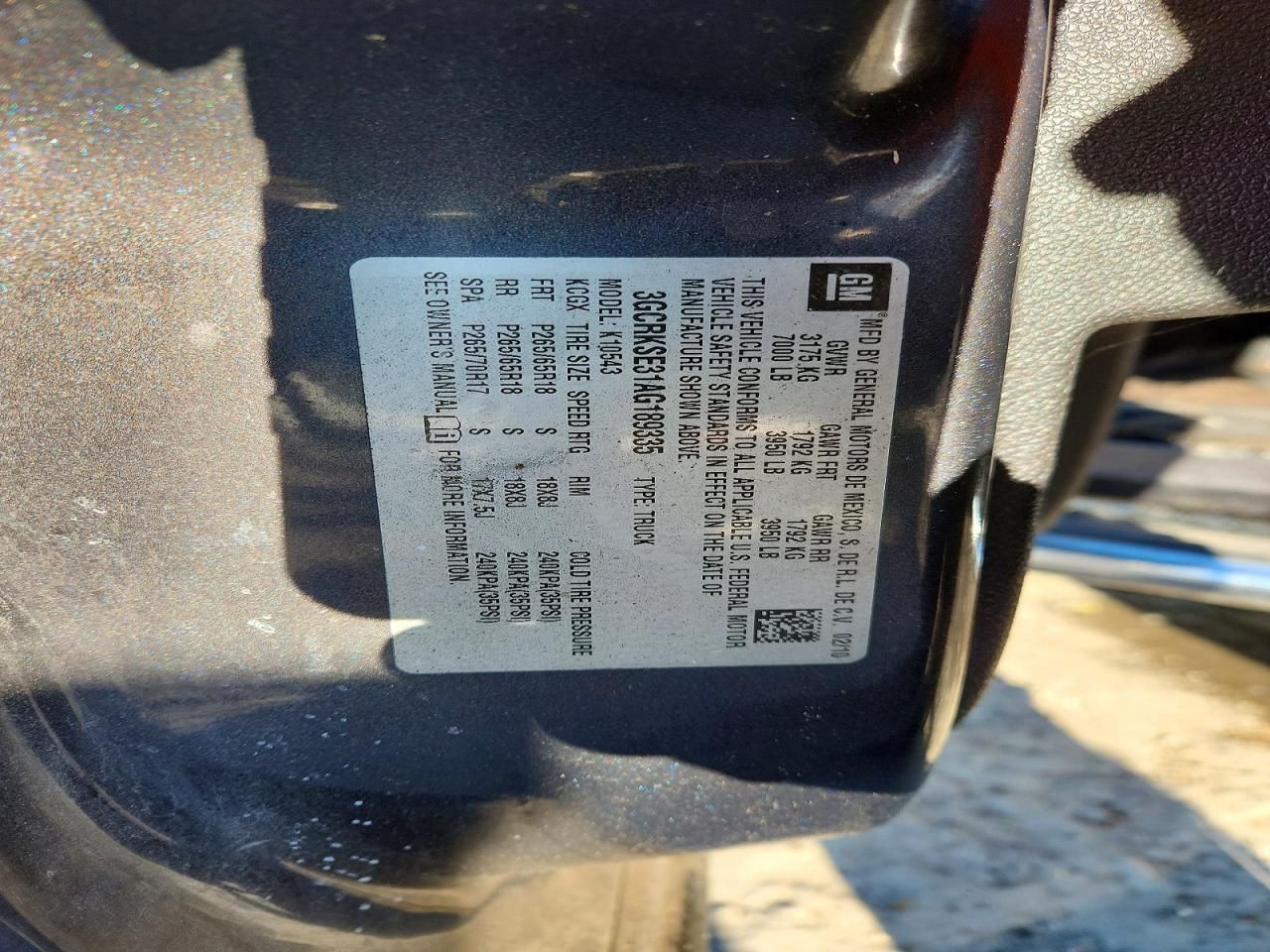 2010 Chevrolet Silverado K1500 lt