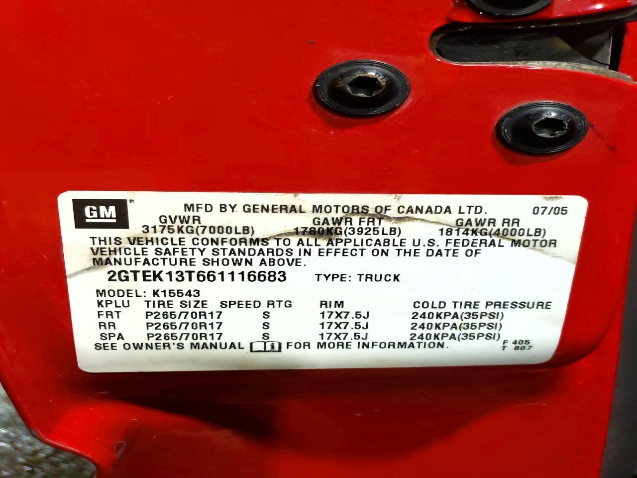 2006 GMC New Sierra K1500