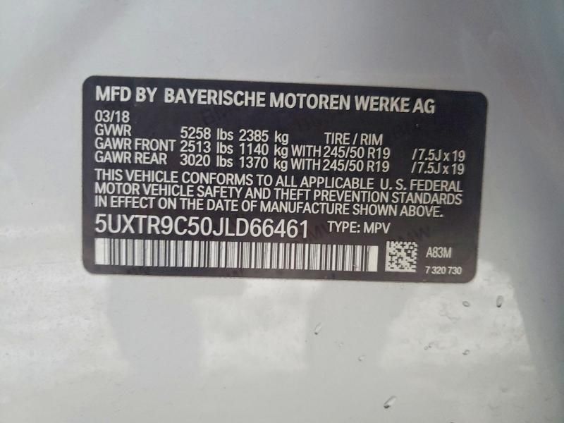 2018 Bmw Motorrad 2018 bmw Motorrad X3 3.0i