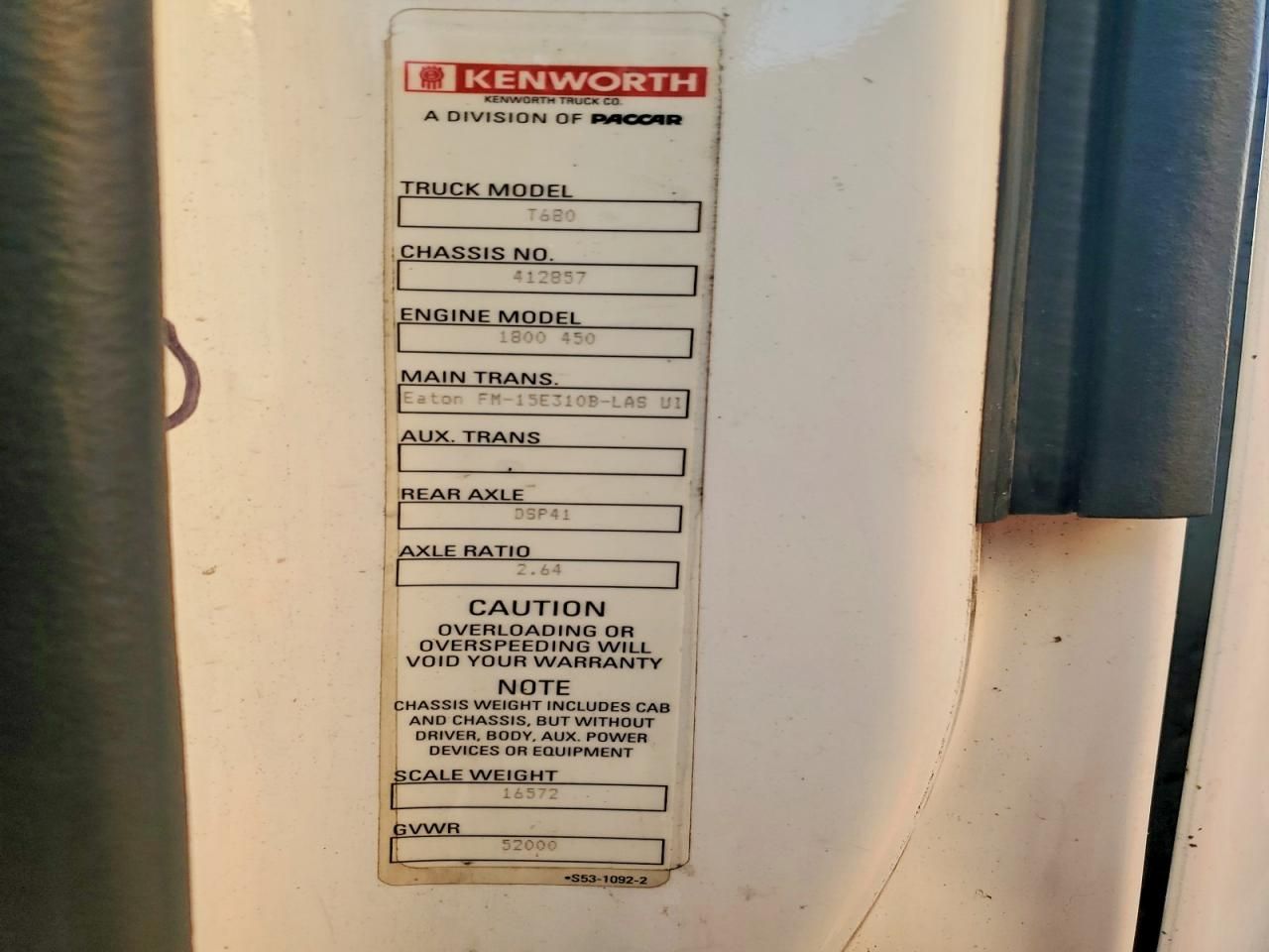 2014 Kenworth Construction T680