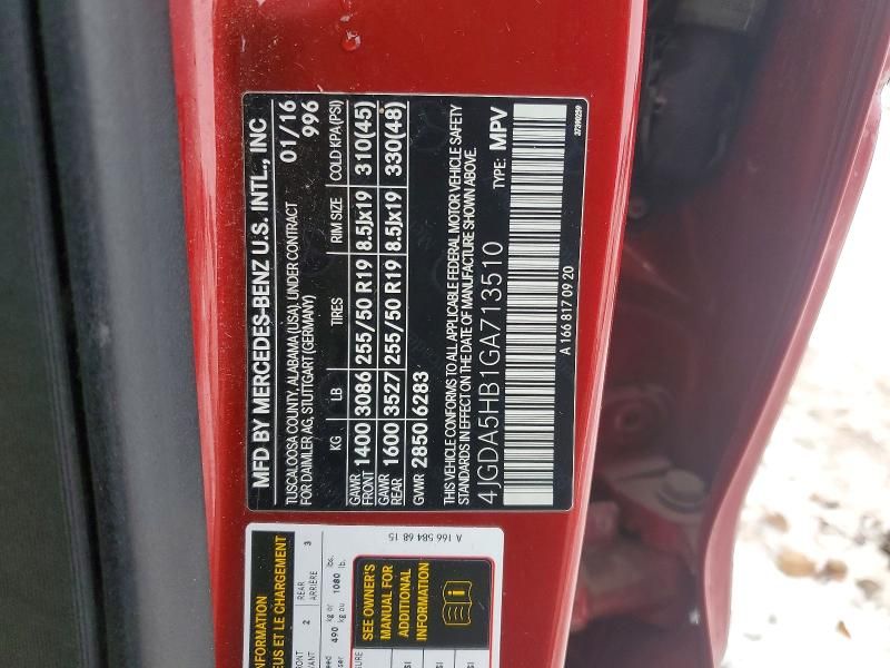 2016 Mercedes-Benz Gle 350 4matic