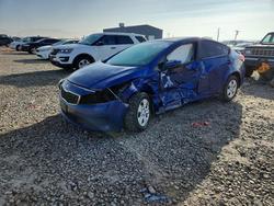 KIA salvage cars for sale: 2017 KIA Forte lx