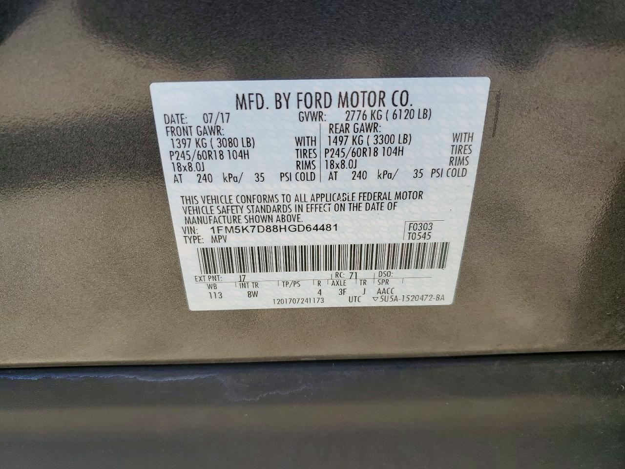 2017 Ford Explorer xlt