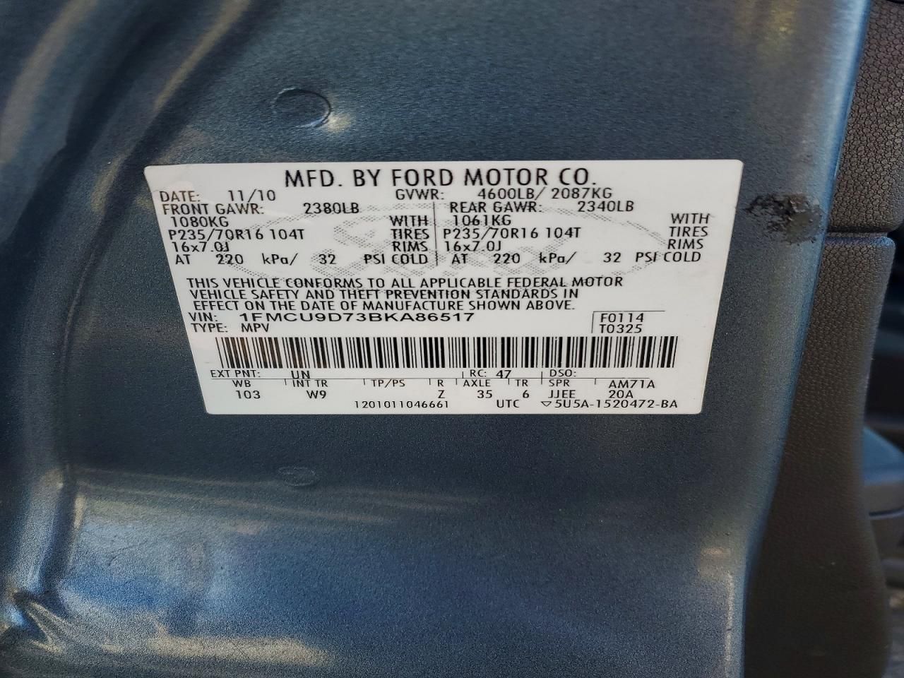 2011 Ford Escape xlt