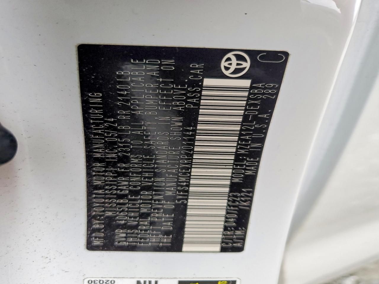 2024 Toyota Corolla se