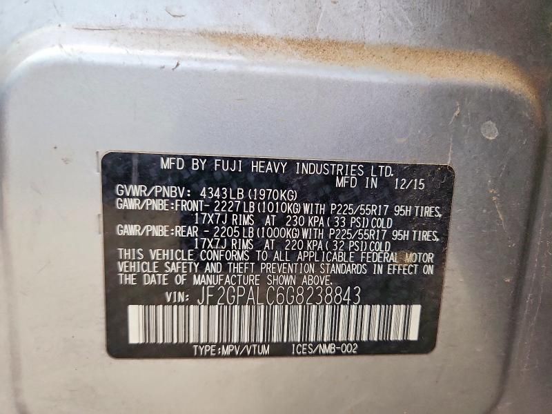 2016 Subaru Crosstrek Limited