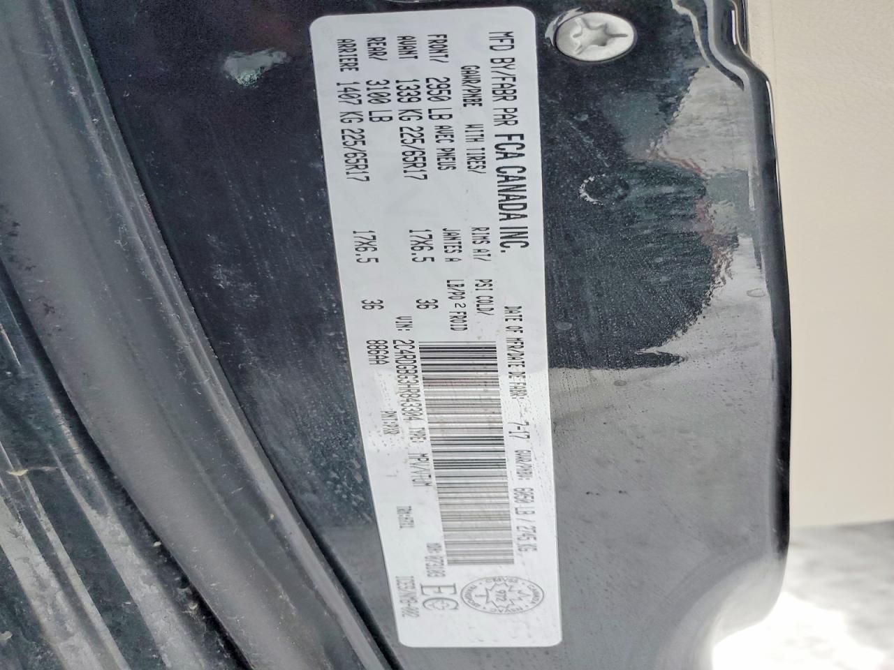 2017 Dodge Grand Caravan se