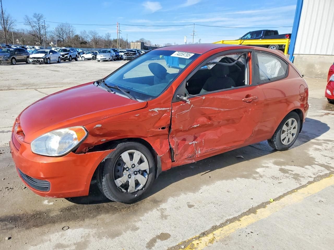2010 Hyundai Accent Blue