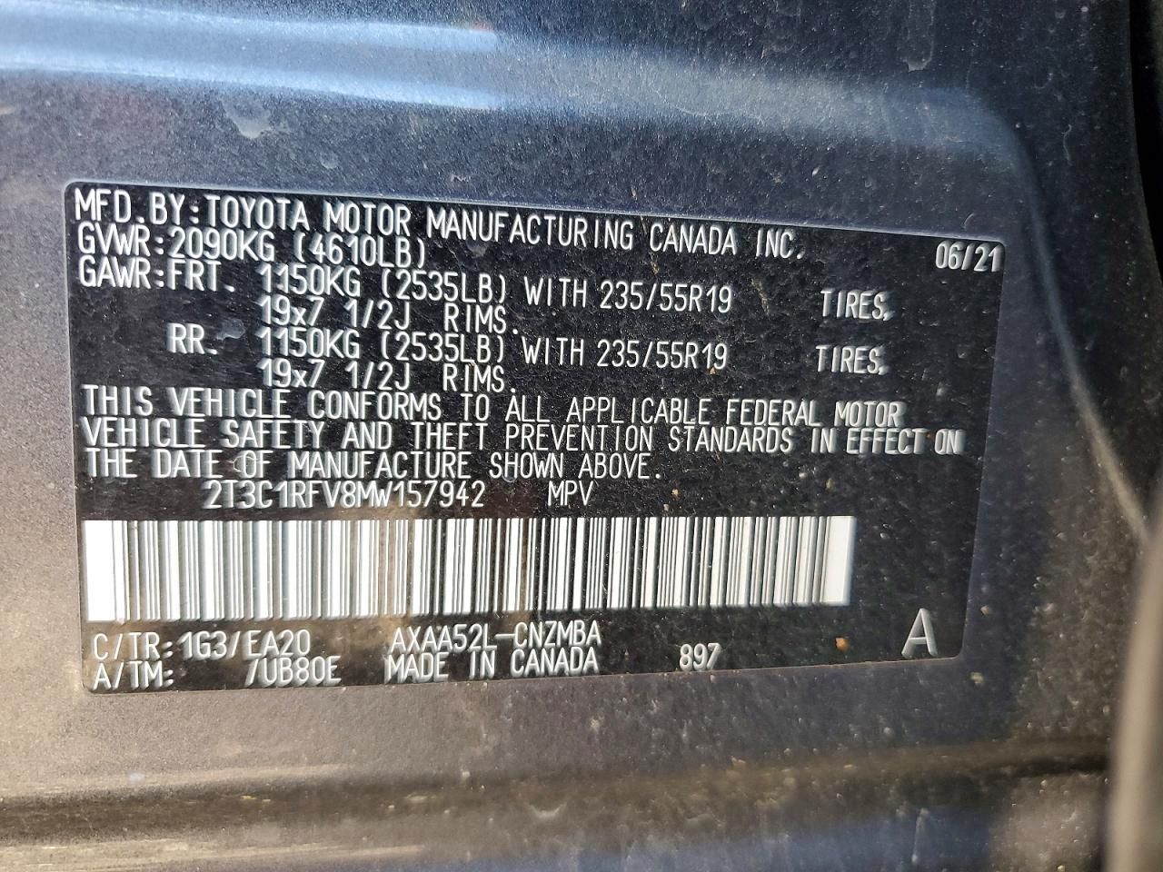 2021 Toyota Rav4 xle Premium