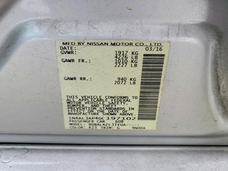 2016 Nissan Altima 2.5