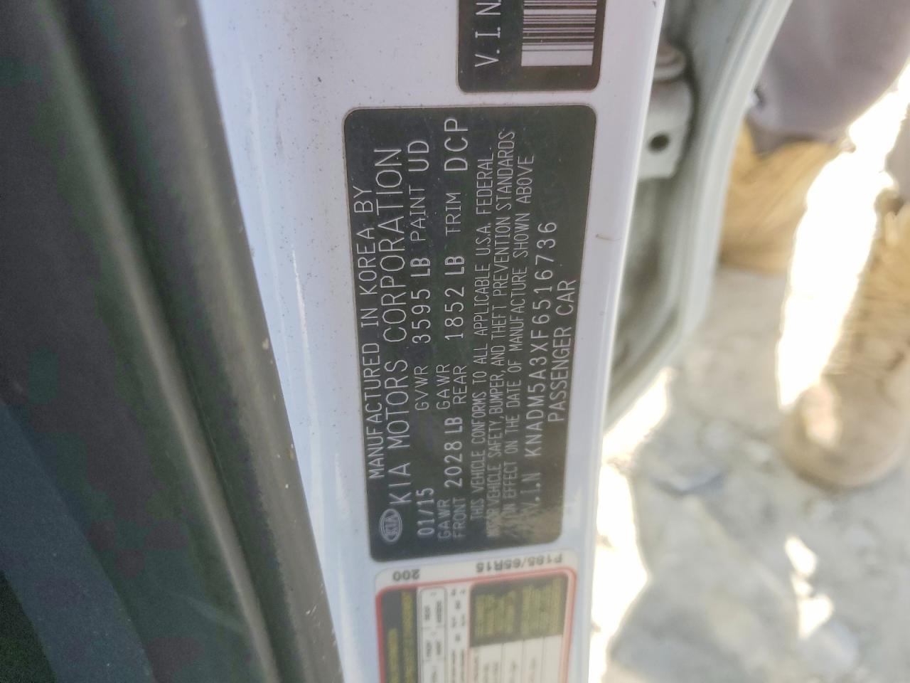 2015 KIA Rio lx