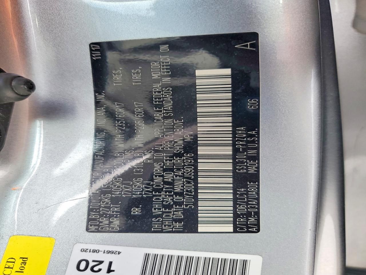 2018 Toyota Sienna xle