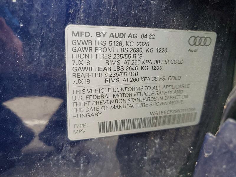 2022 Audi Q3 Premium Plus s Line 45