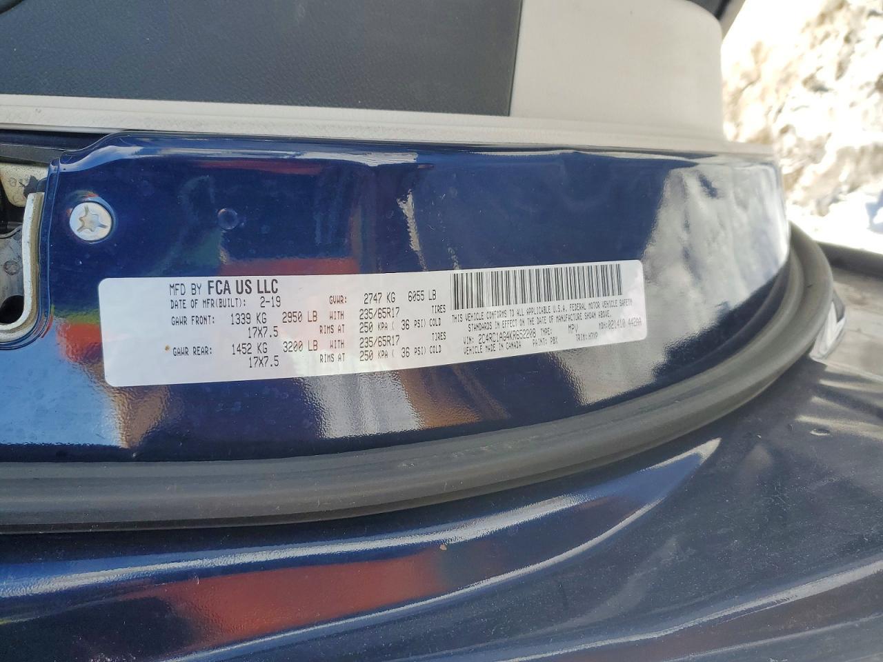 2019 Chrysler Pacifica l