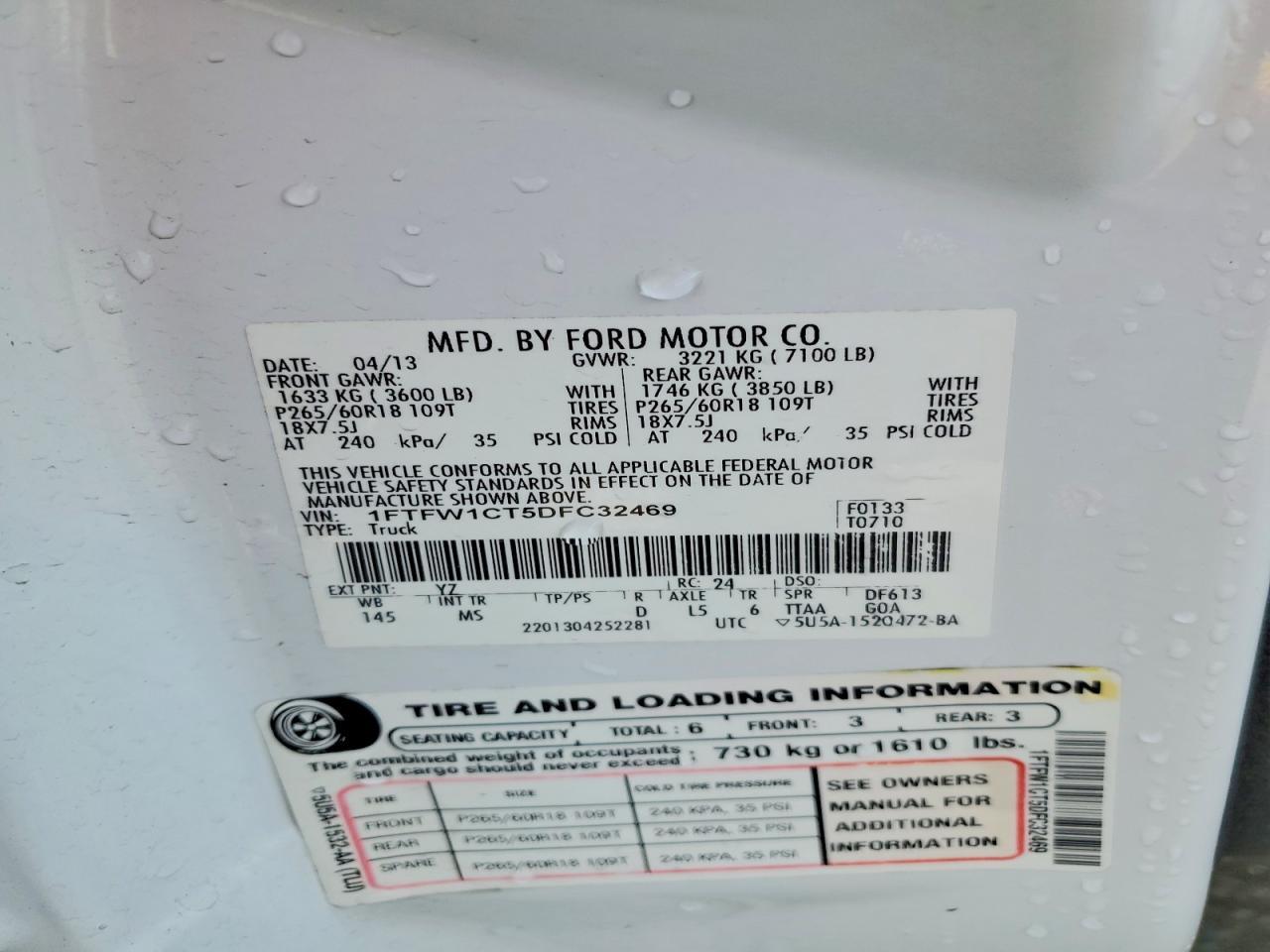 2013 Ford F150 Supercrew