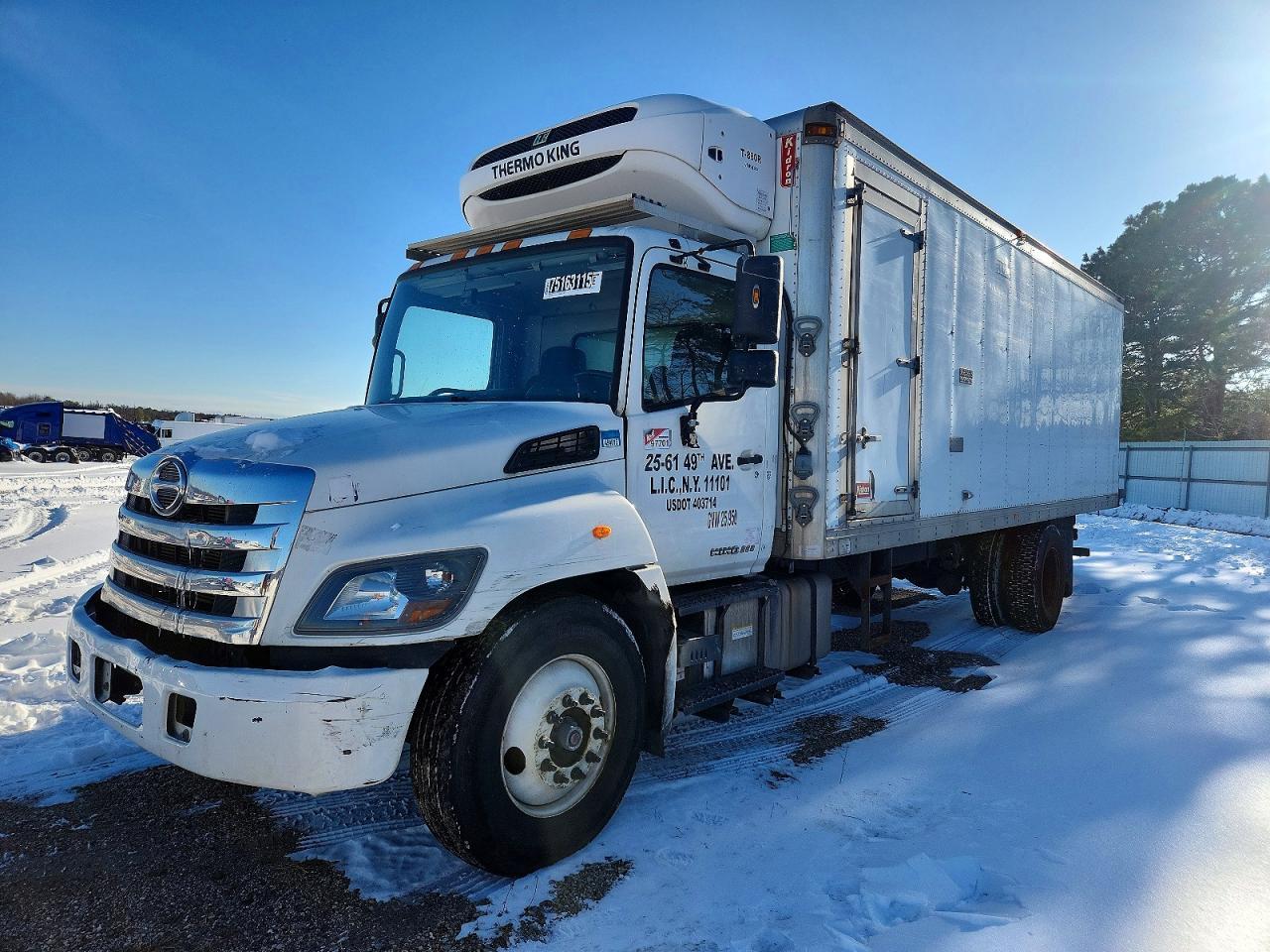 2017 Hino 258/268 Refrigerated BOX Truck