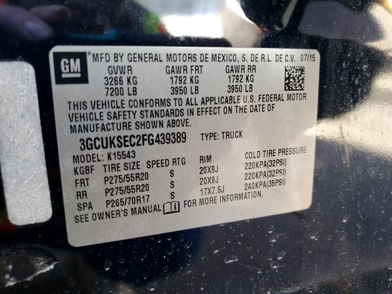 2015 Chevrolet Silverado K1500 LTZ