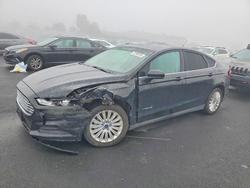 Salvage cars for sale from Copart Martinez, CA: 2015 Ford Fusion s Hybrid