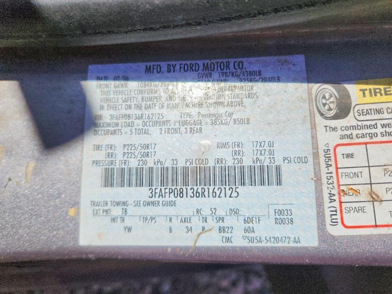 2006 Ford Fusion sel