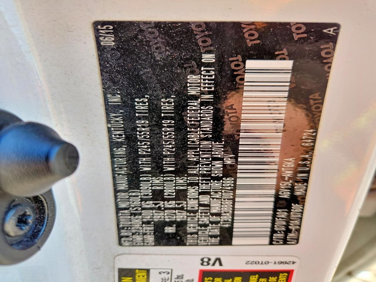 2015 Toyota Venza le