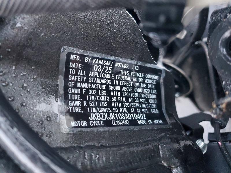 2025 Kawasaki ZX636 K