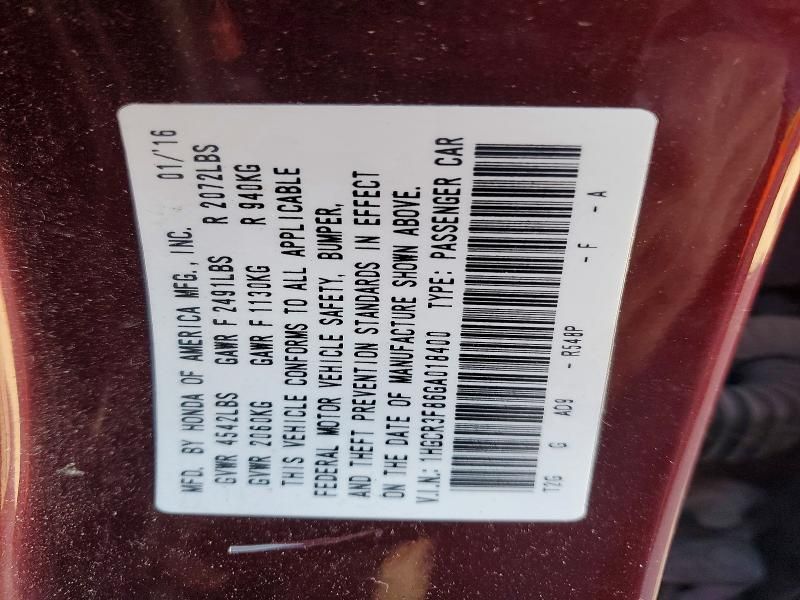 2016 Honda Accord exl