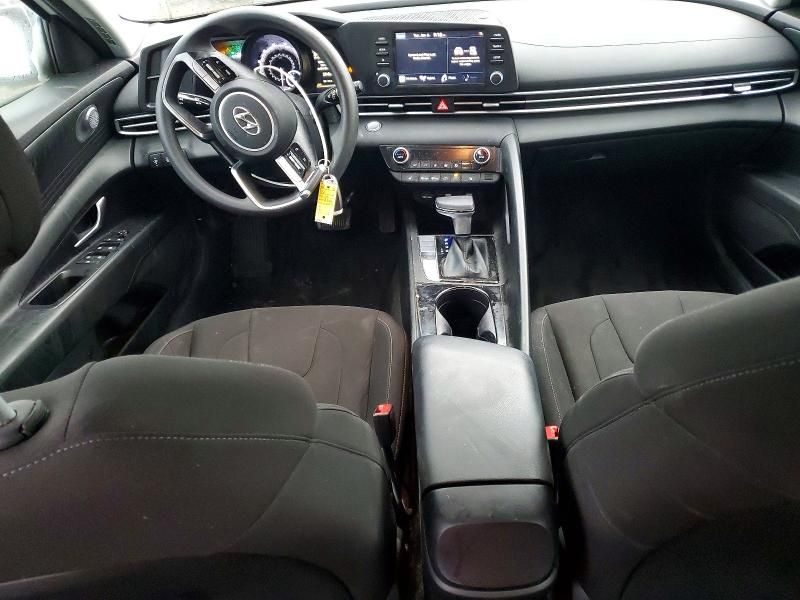 2021 Hyundai Elantra Hybrid Blue