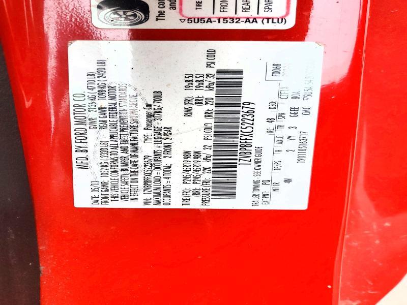 2012 Ford Mustang gt