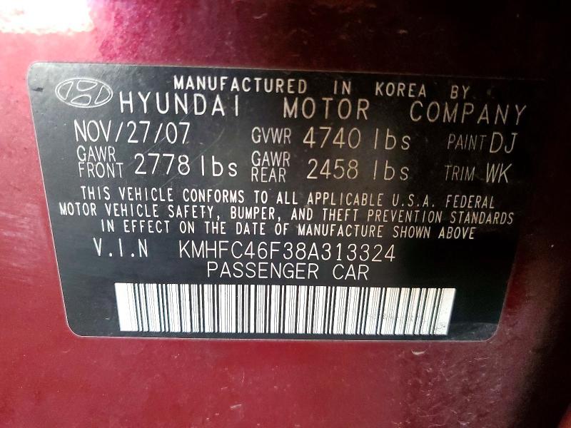 2008 Hyundai Azera Limited