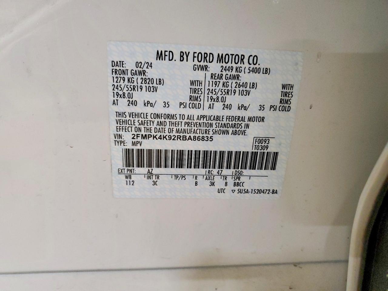 2024 Ford Edge Titanium