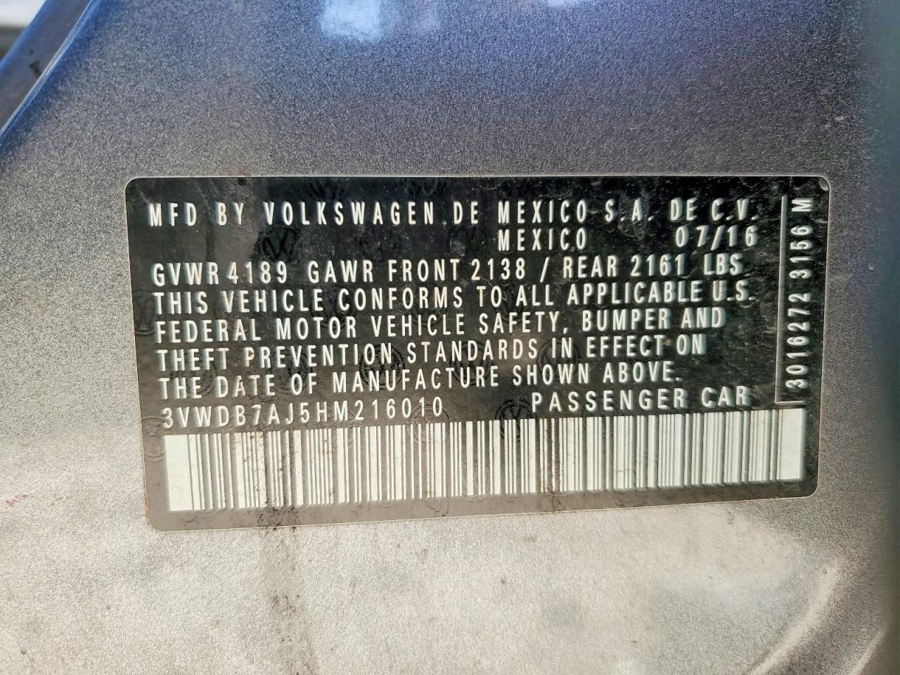 2017 Volkswagen Jetta se