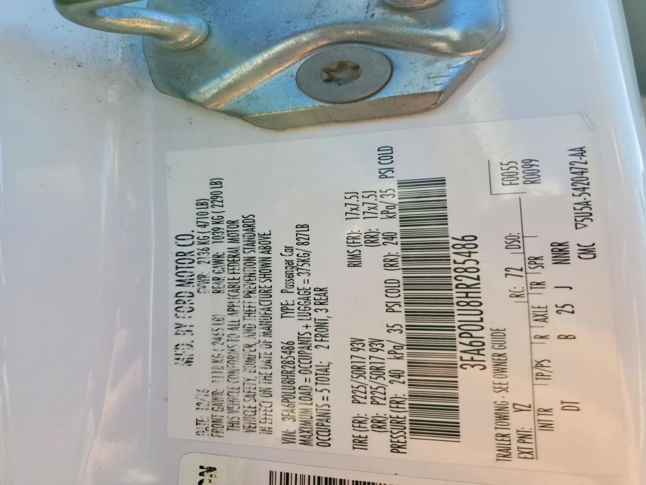 2017 Ford Fusion se Hybrid