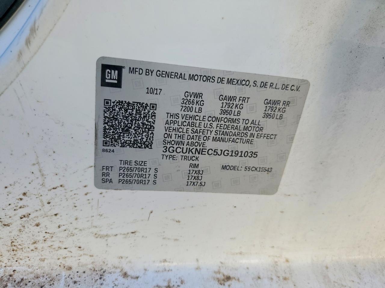2018 Chevrolet Silverado K1500
