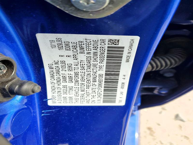 2019 Honda Civic ex
