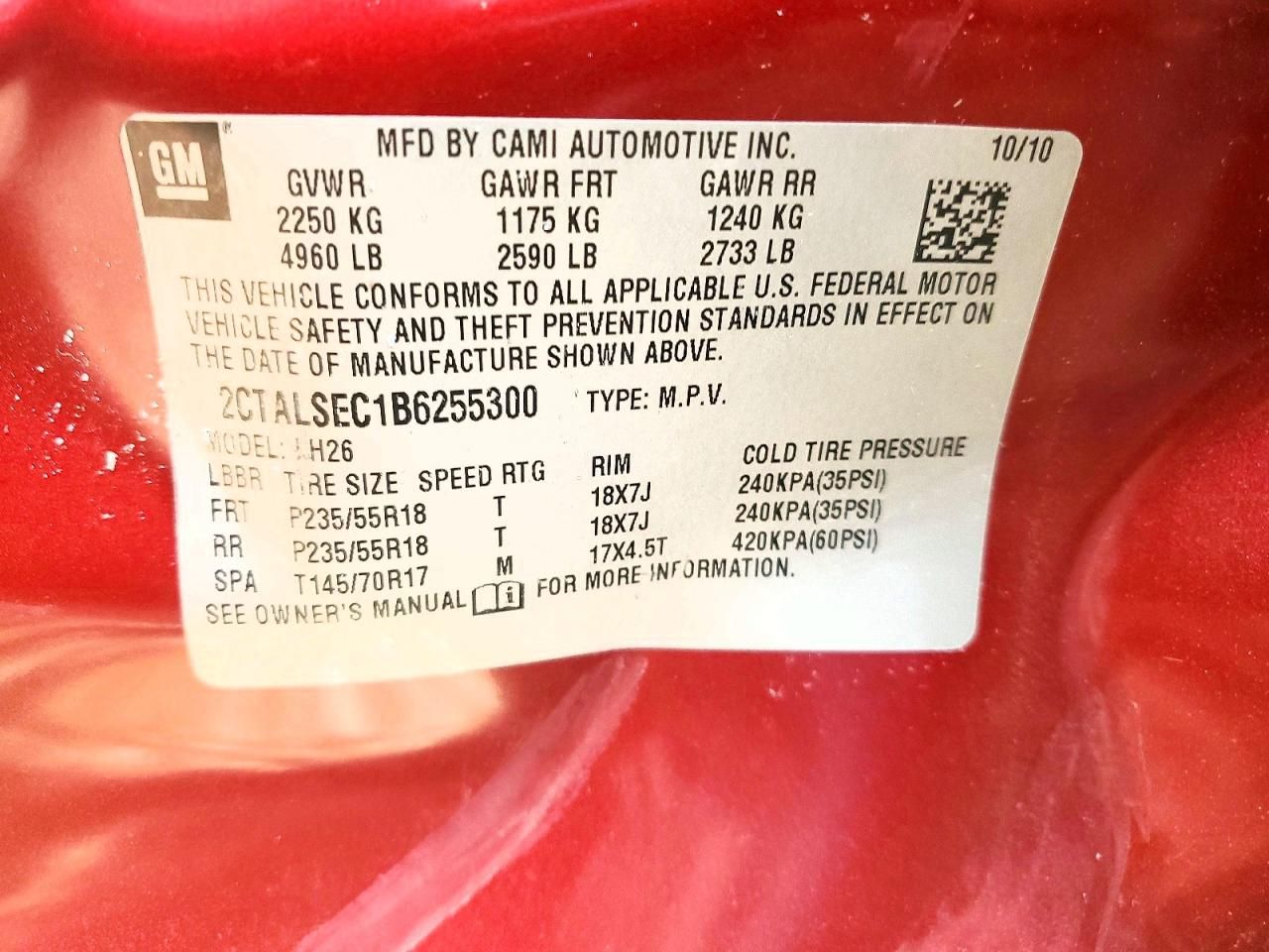 2011 GMC Terrain sle